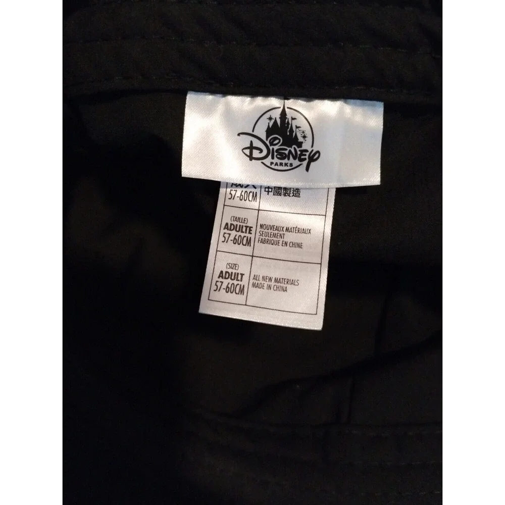 Walt Disney World Parks Black & Gold‎ Adjustable Snapback Cap Hat Adult Size